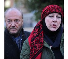 121872-14 George Galloway and Yvonne Ridley rally